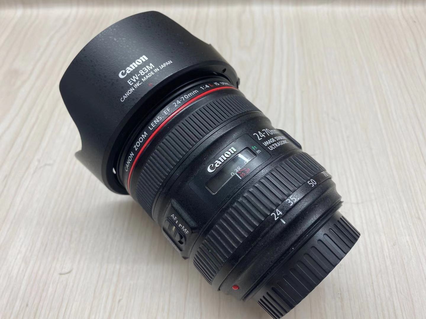 《天津天好》相机行 95新 佳能EF 24-70/4L IS USM镜头