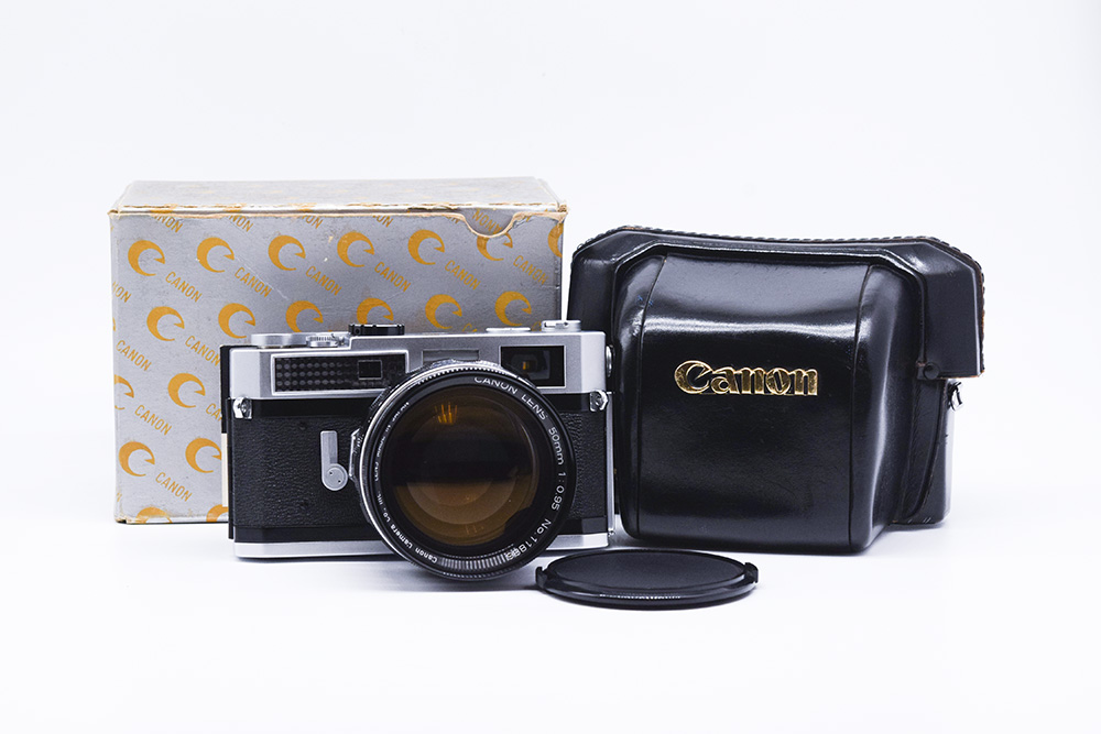 【收藏级美品】Canon佳能7 + 50/0.95套机带皮套和包装HK8462