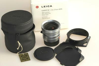 徕卡 Leica M 24/2.8 ASPH 原厂6-BIT 全铜银色 带包装 