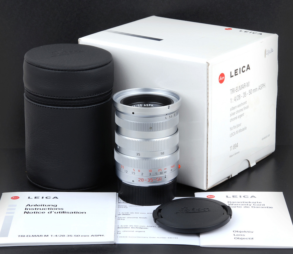 Leica徕卡Tri-elmar M 28-35-50/4 ASPH E55银色jp23232 