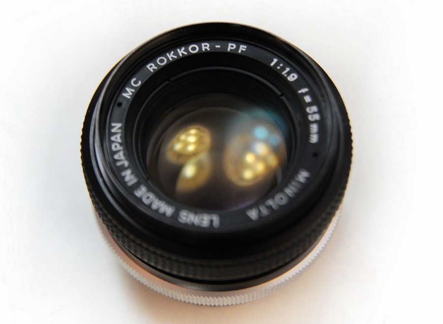  MC Rokkor PF 55/1.9 all metal lens