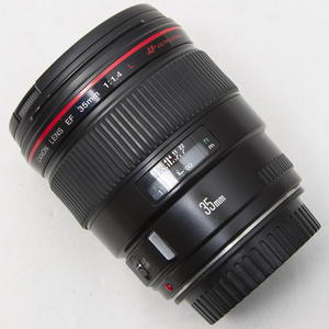 Canon佳能EF 35/1.4L USM 广角定焦自动单反镜头 UZ年90新NO:4740