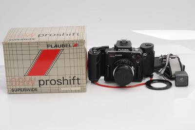 Plaubel 69W Proshift Superwide 带取景器 快门线 包装盒 全套