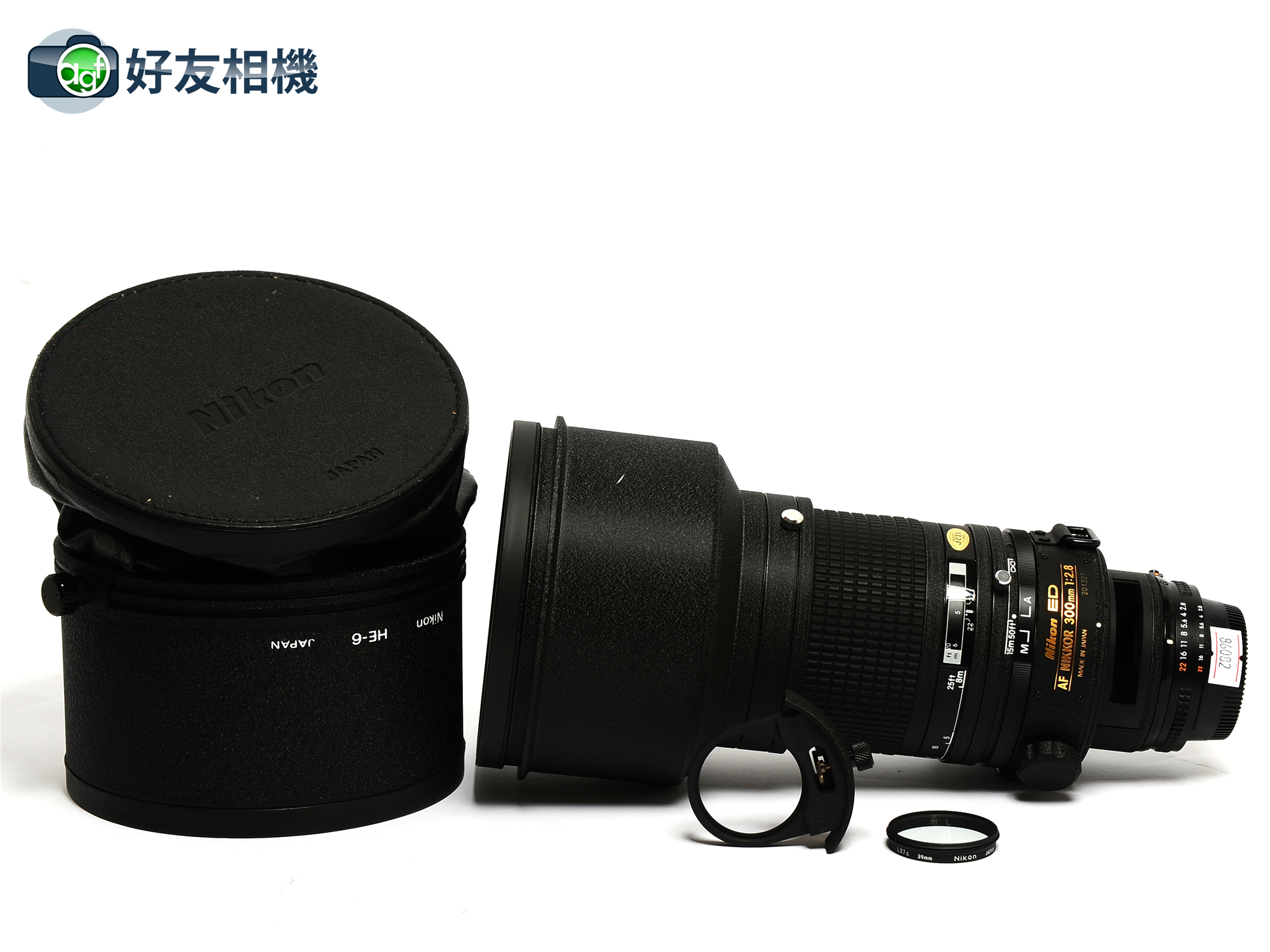 尼康 AF Nikkor 300/2.8 IF-ED  300mm F 2.8 长焦镜头 *99新*