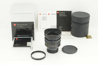 徕卡 Leica M 50/1.0 NOCTILUX-M 第四代 夜神 带银盒包装