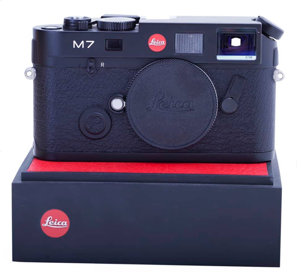 徕卡 Leica M7 TTL 0.58 黑色 旁轴相机 带包装（未拍上）