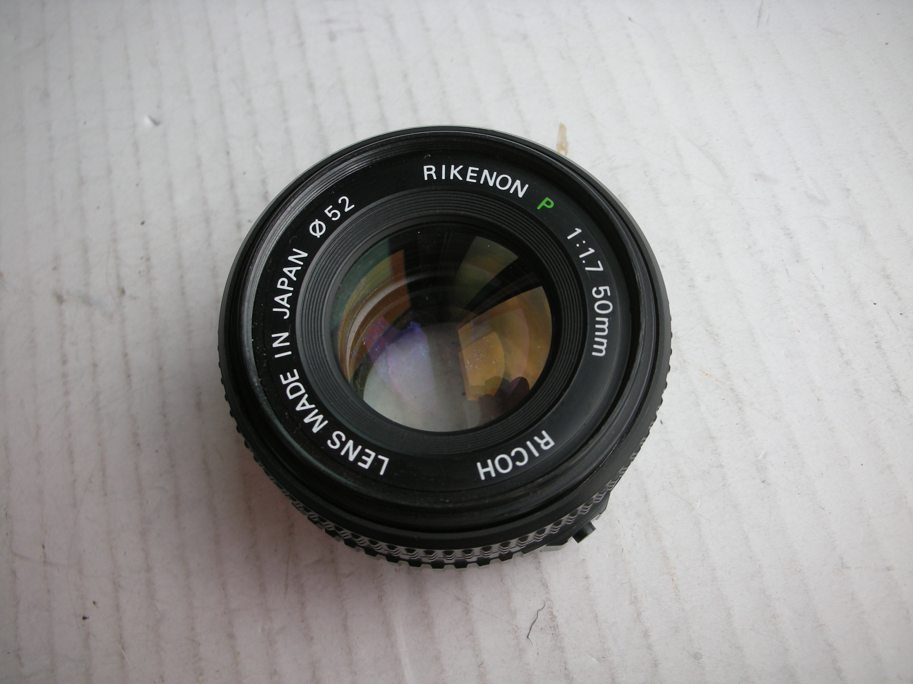 很新理光50mmf1.7镜头，PK卡口，可配各种胶片和数码相机