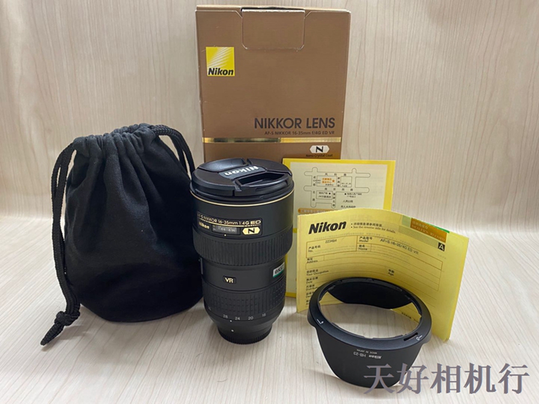 《天津天好》相机行 99新 行货带包装 尼康16-35/4G VR 镜头