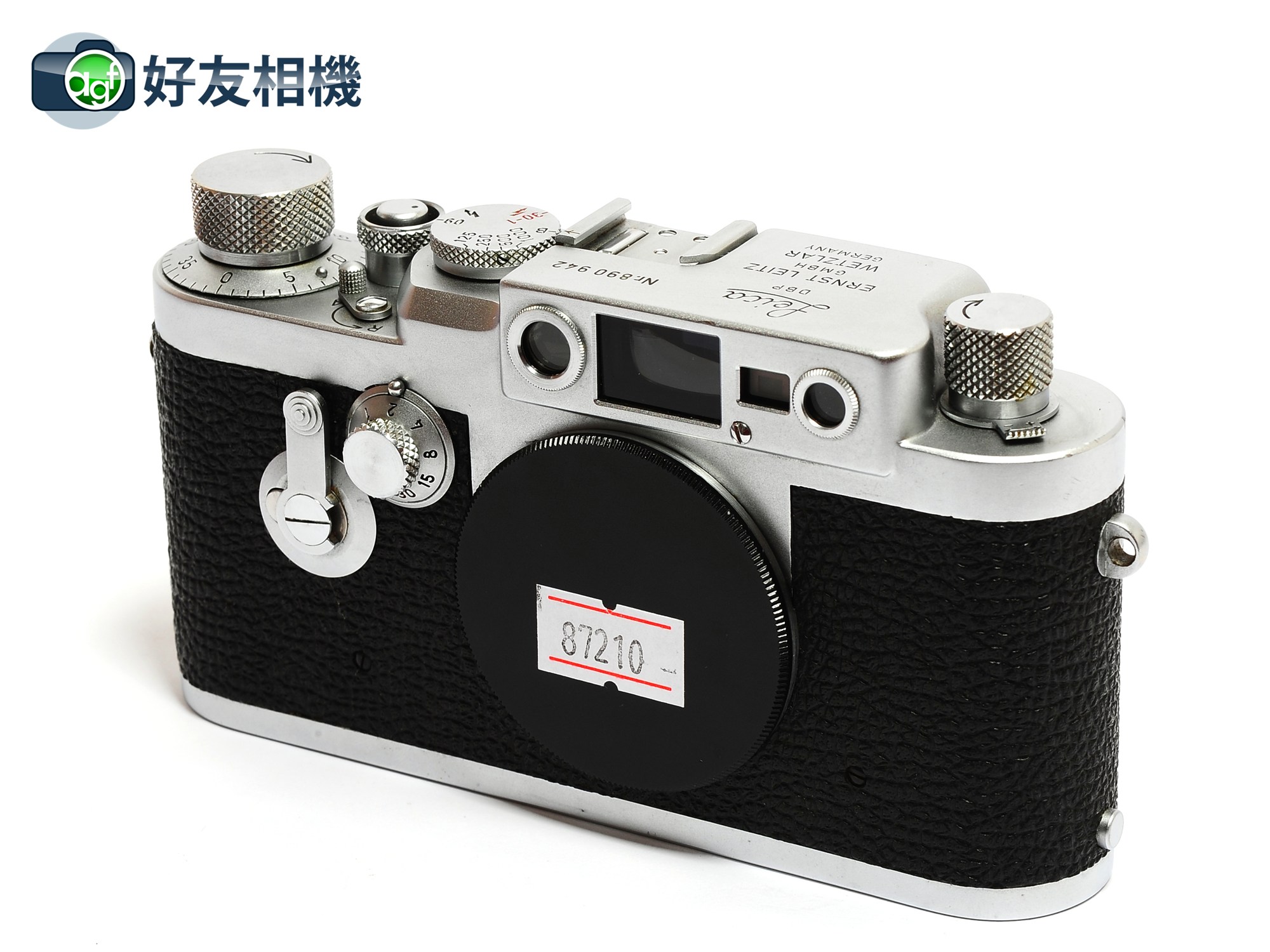徕卡/Leica IIIg旁轴相机 L39/LTM螺口胶片相机 *90新*