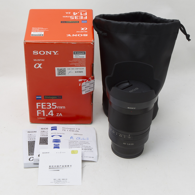 Sony索尼FE 35/1.4 ZA SEL35F14Z 全画幅广角微单镜头95新NO:2117