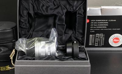 徕卡 Leica M 50/2 SUMMICRON-M 50周年纪念版 银色 带包装