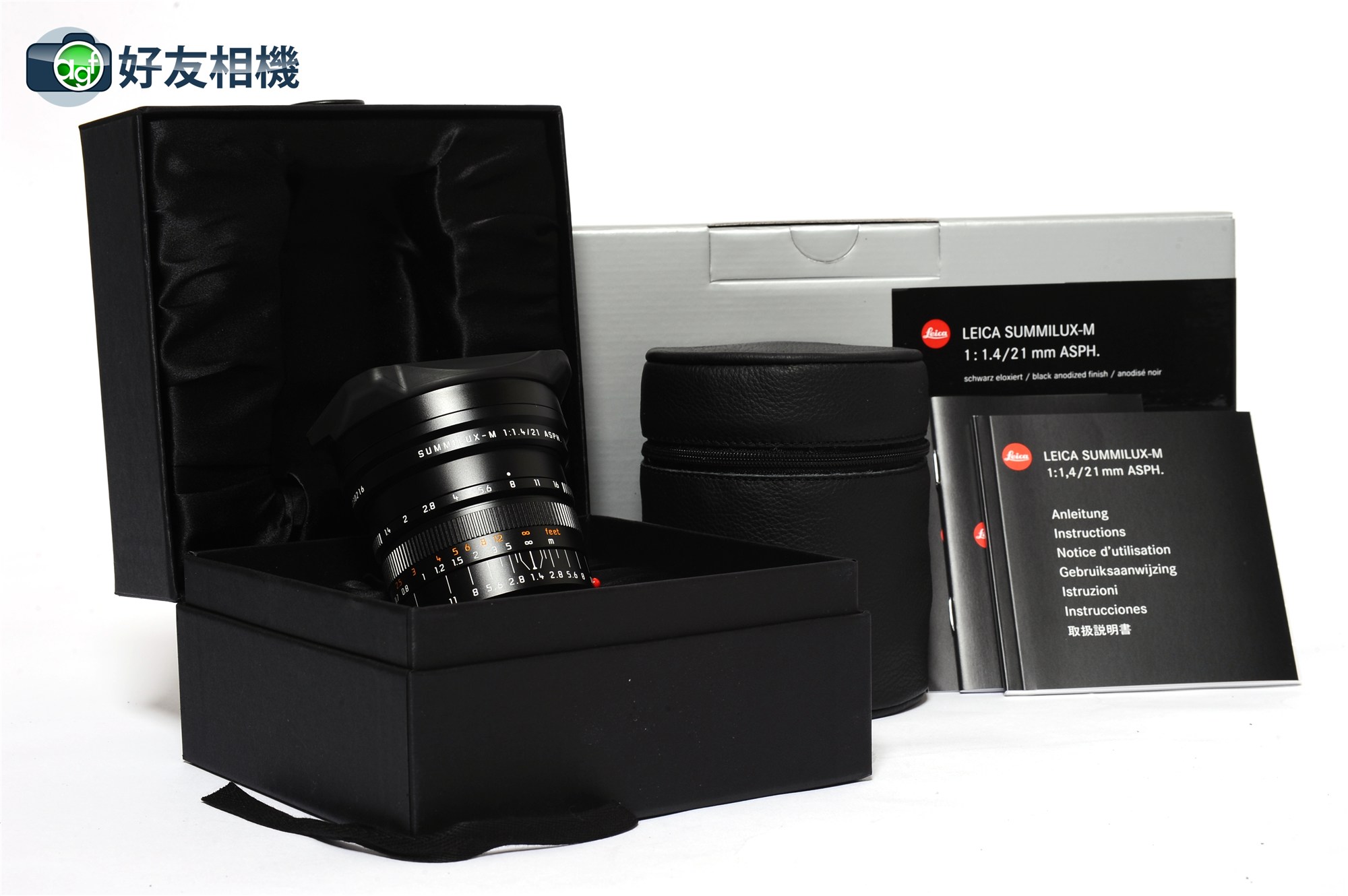 徕卡/Leica Summilux-M 21/1.4 ASPH.镜头 黑色 11647 *全新*