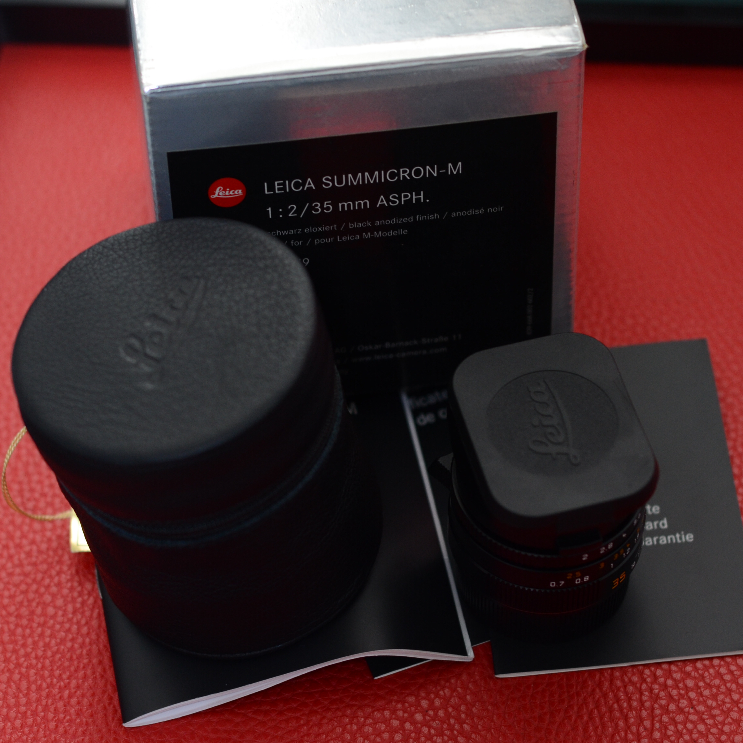 Leica徕卡SUMMICRON M 35 2APSH黑色镜头 莱卡35 2镜头