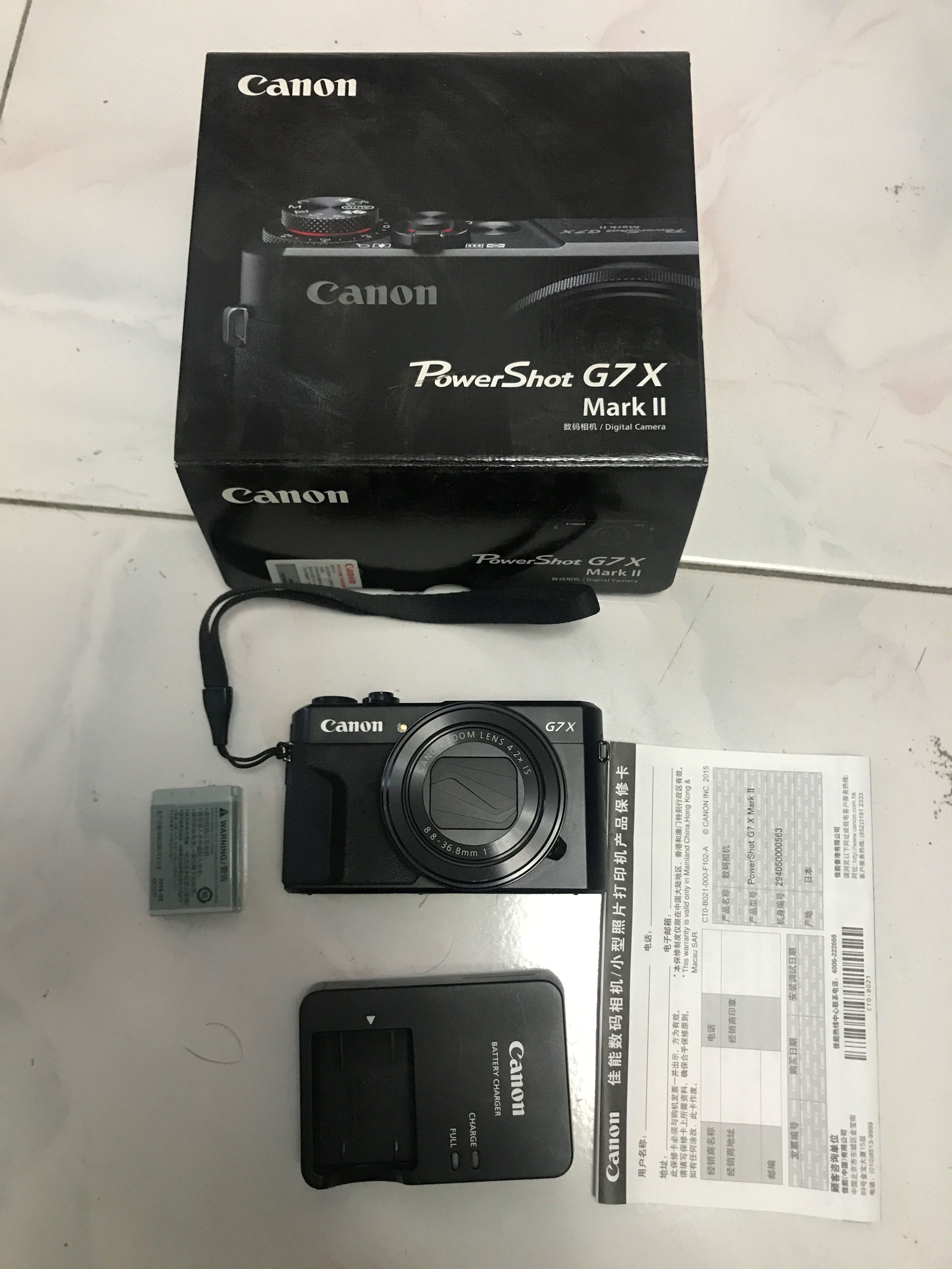 出售佳能 G7 X Mark II 便携数码相机（已售出）