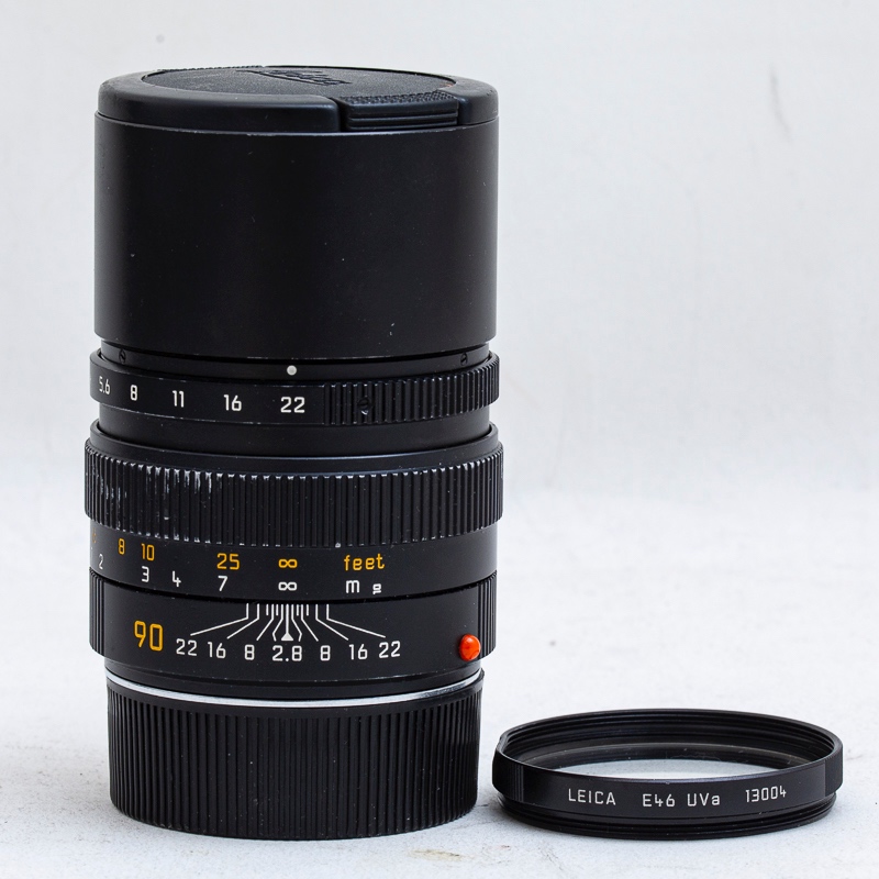 Leica徕卡M90/2.8 E46现行版无6bit中远摄定焦手动镜头9新NO:4897
