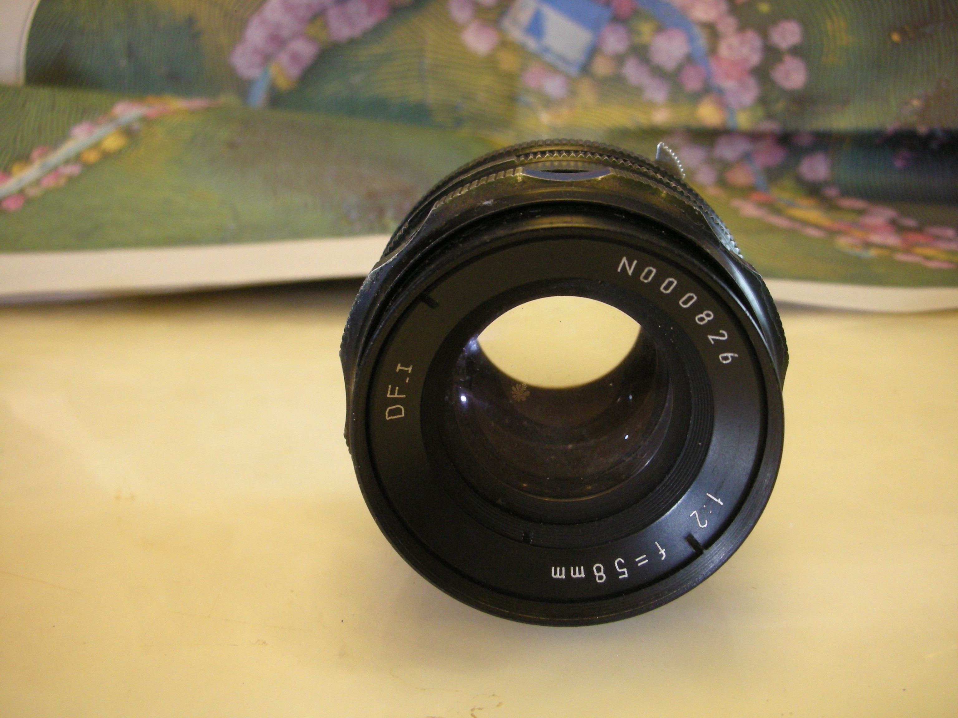孔雀DF-1相机配套镜头，58mmf2,MD卡口