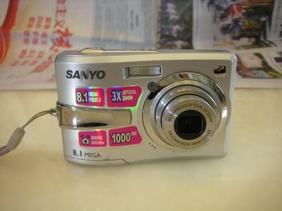 极新日本三洋 VPC-S870数码相机，CCD成像