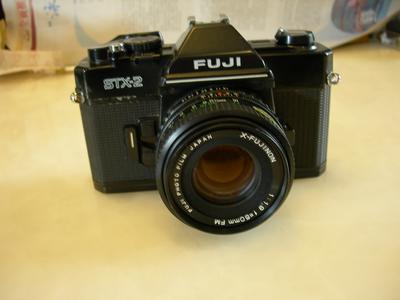 富士STX-2机械快门单反相机带50mmf1.9镜头