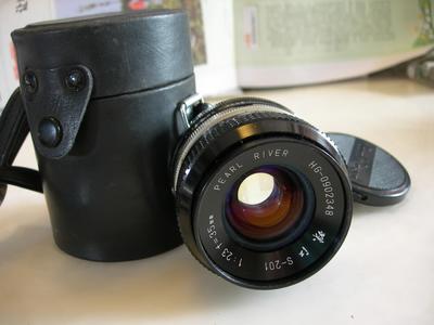 极新珠江35mmf2.3镜头，带原配皮筒