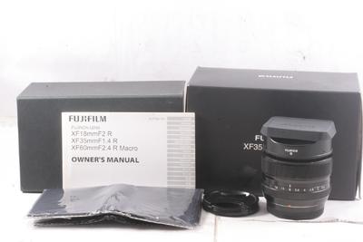 97/富士 XF35mm f/1.4 R 微单镜头 成色极新 ( 全套包装 )