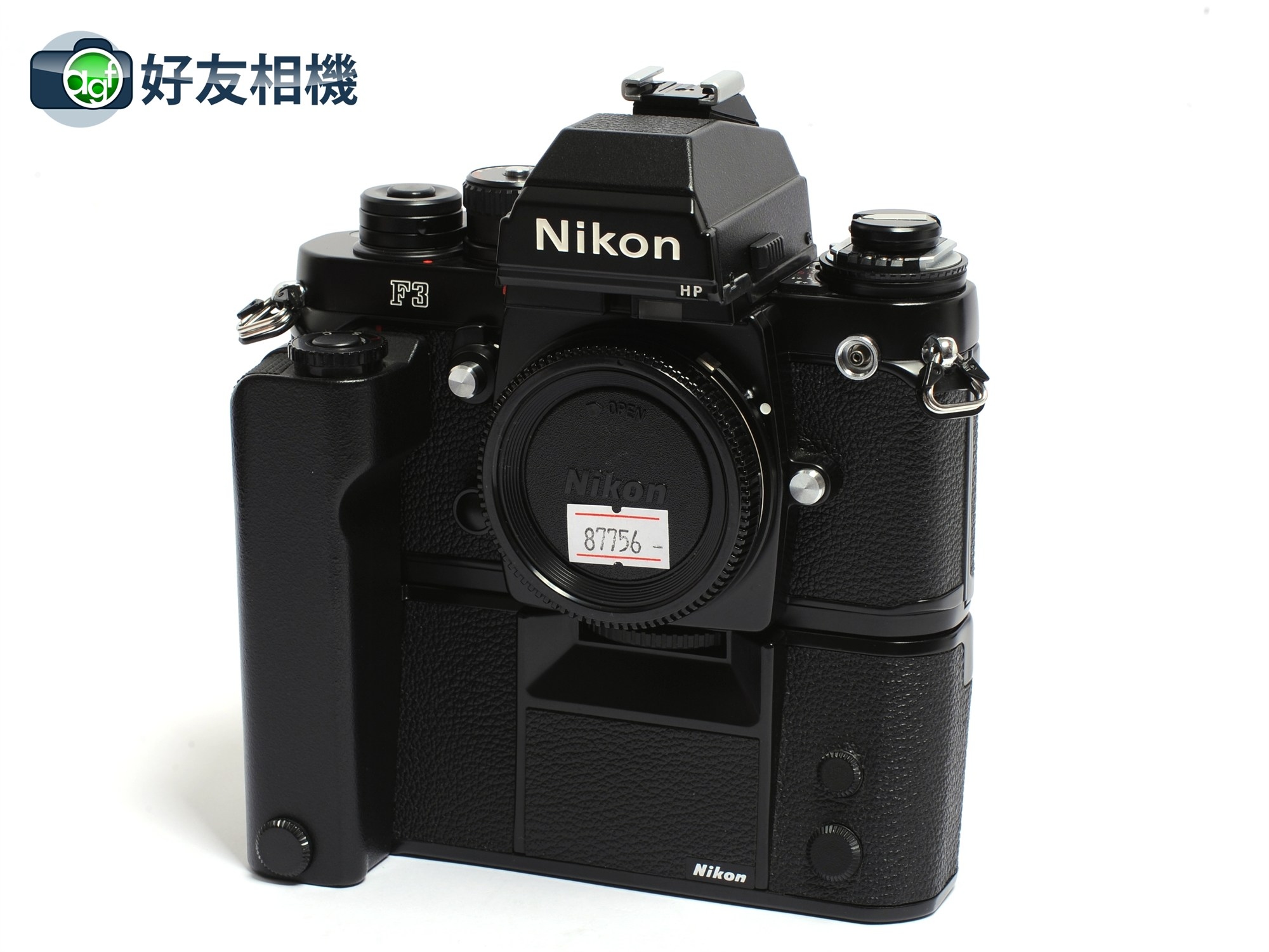 尼康/Nikon F3P HP 连MD-4马达 单反胶片相机 黑色 *99新*