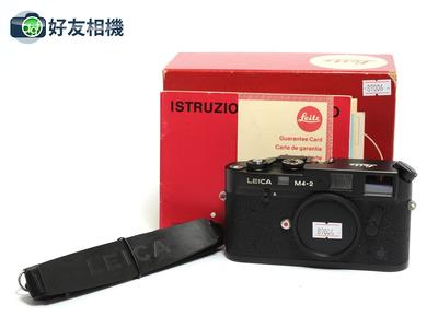 徕卡/Leica M4-2 旁轴胶片相机 经典款 黑色 *95新连盒*