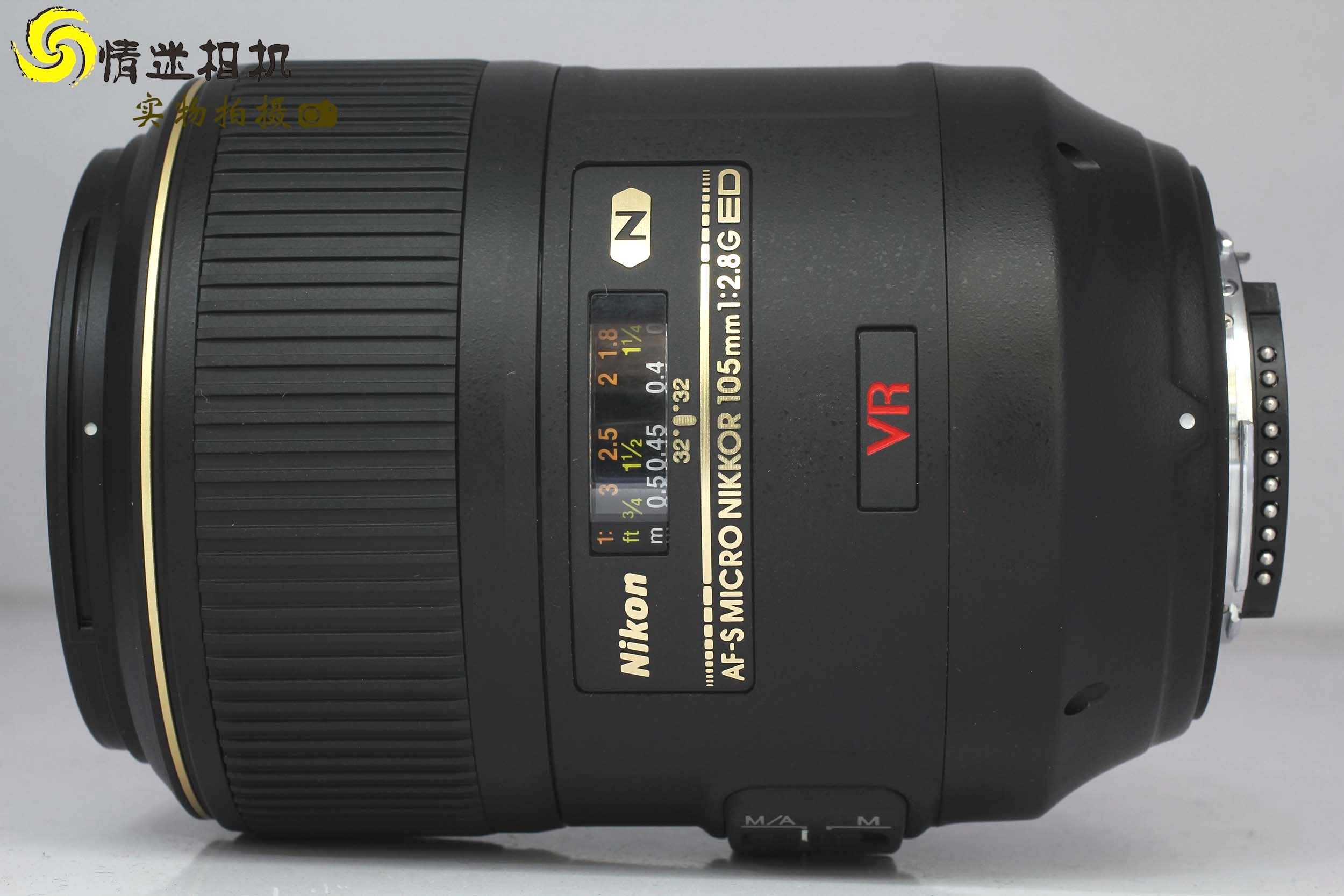 尼康 AF-S105mm f/2.8G ED VR专业微距镜头（NO：0468）