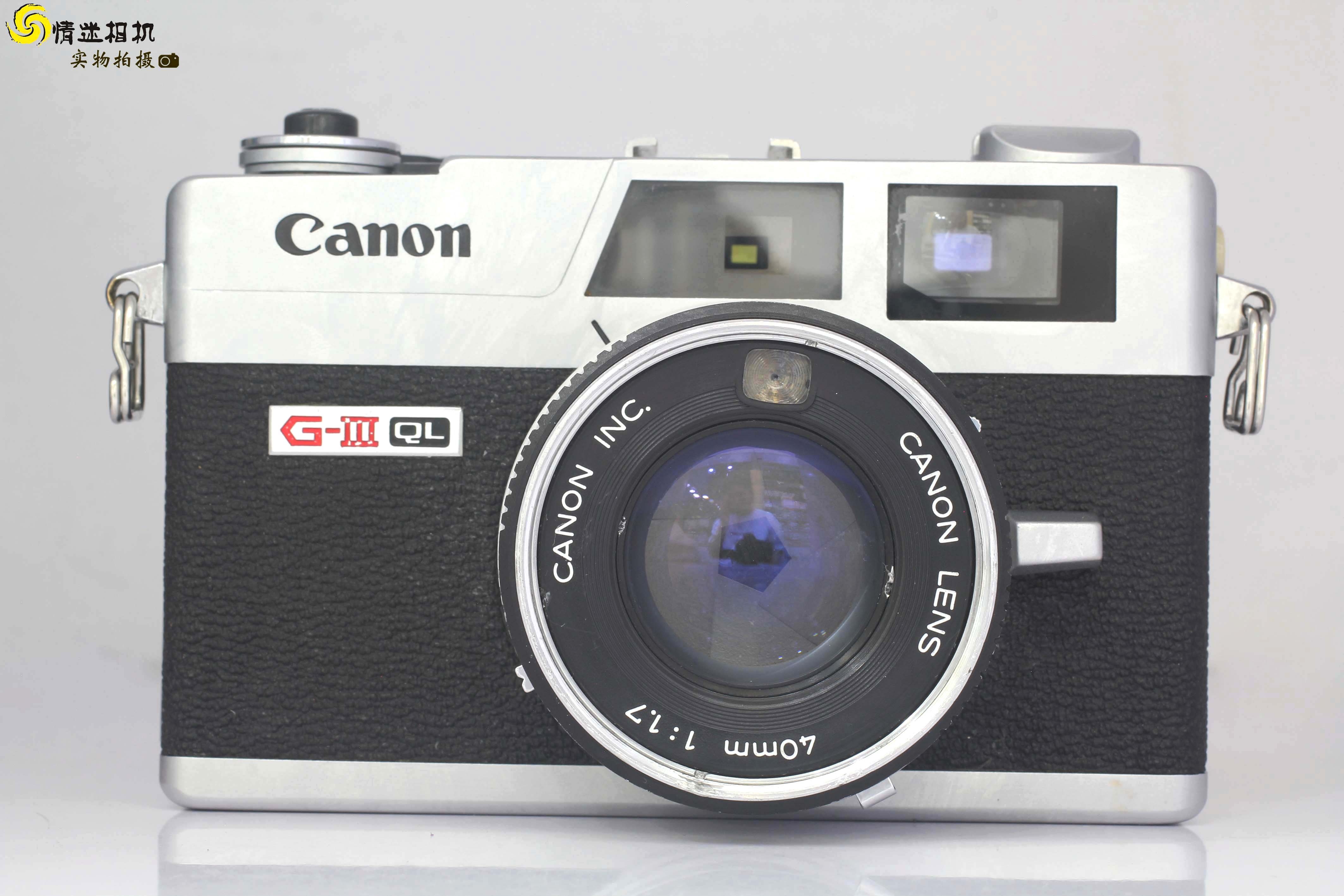 佳能QL17 G-Ⅲ镜头40/1.7旁轴胶片相机（NO：1685）