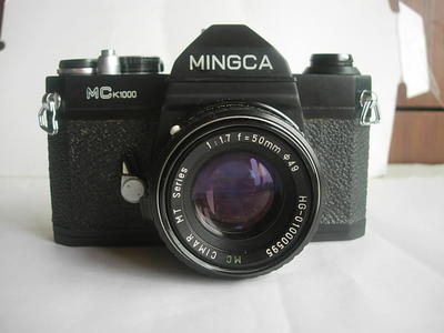 很新珠江明佳MCK1000单反相机带50mmf1.7MT-MC镜头，收藏使用