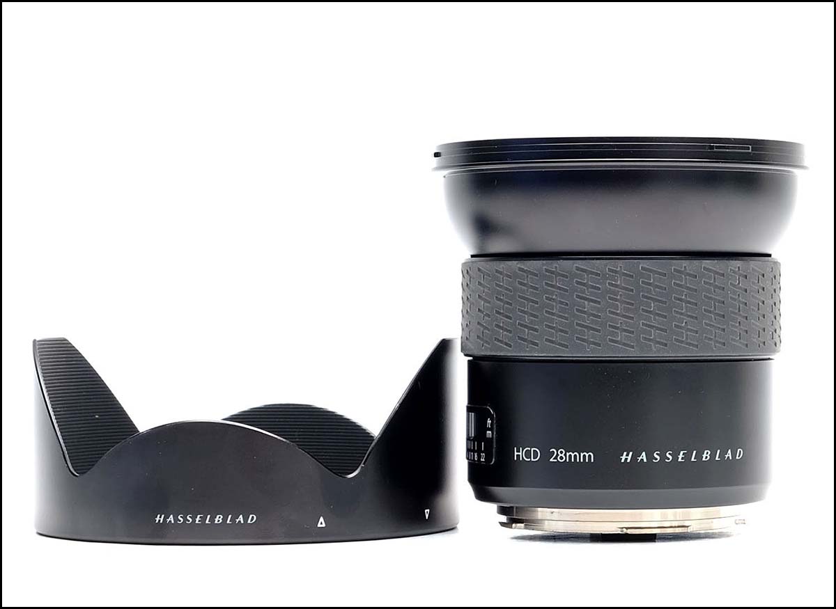 哈苏 Hasselblad 28/4 HCD 广角镜头 快门7500次 带光罩