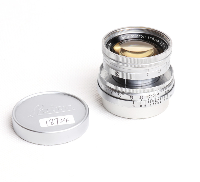 罕见错字版珍品Leica徕卡 Summicron 50/2 L39银缩头HK8291