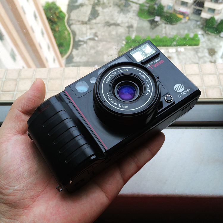 Minolta/美能达Auto Focus TELE 38 60双定焦135胶卷胶片自动相机