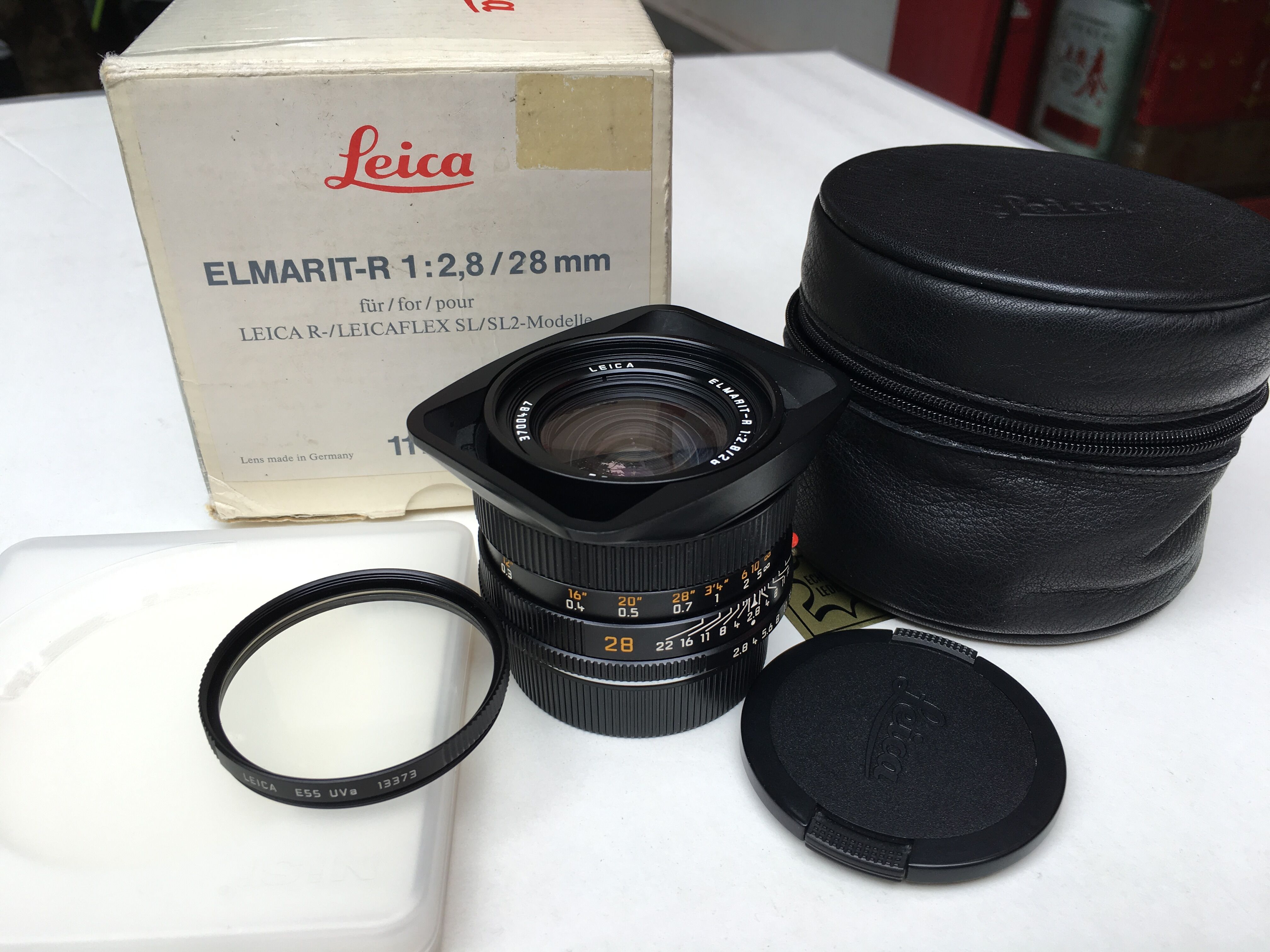 Leica Elmarit-R 28 mm f/ 2.8  E55 后期  37***编号   已出