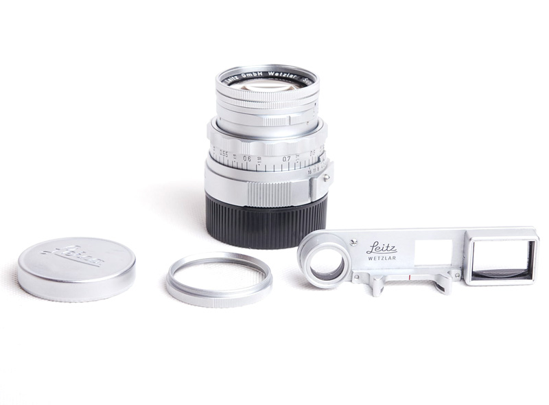 Leica/徕卡 Summicron M 50/2 DR早期反坑纹银色#jp18694