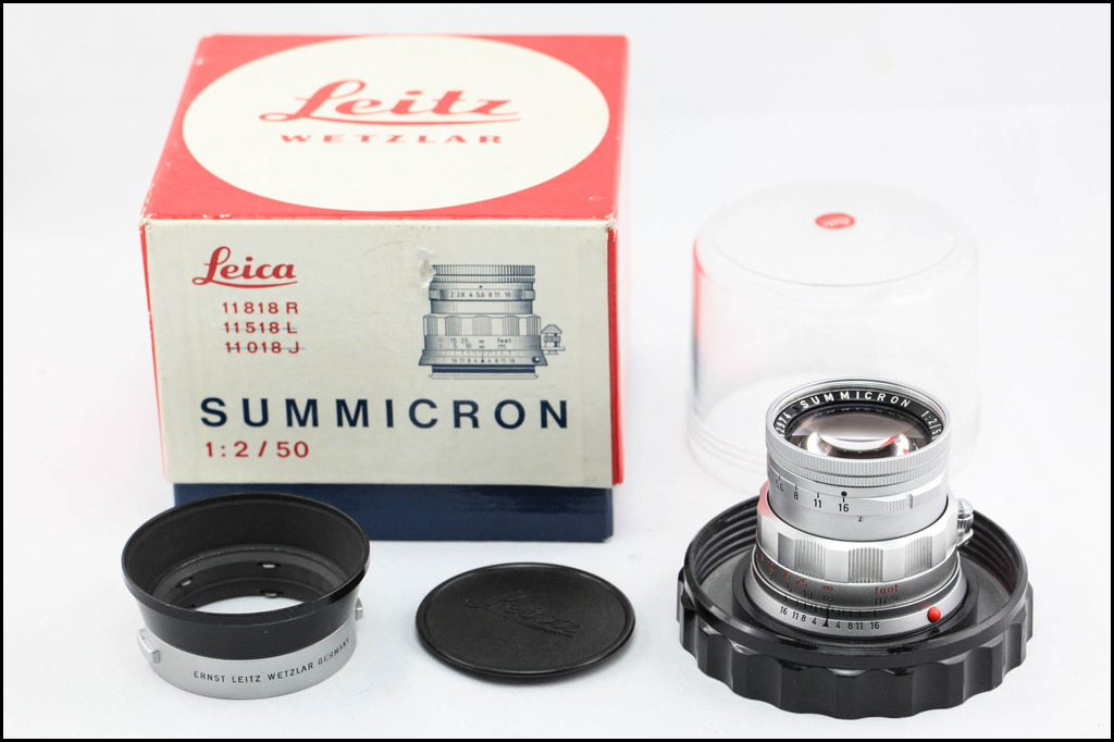 徕卡 Leica M 50/2 SUMMICRON Rigid 带光罩 对号包装