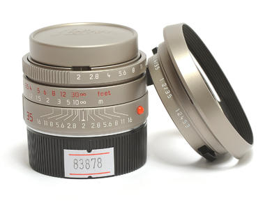 徕卡/Leica Summicron-M 35mm F/2   E39 ASPH. 镜头 鈦版 *美品*