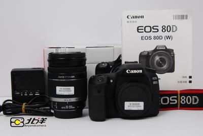 98新 佳能 80D+EFS18-200 IS镜头 行货套机(BG10210004/5)