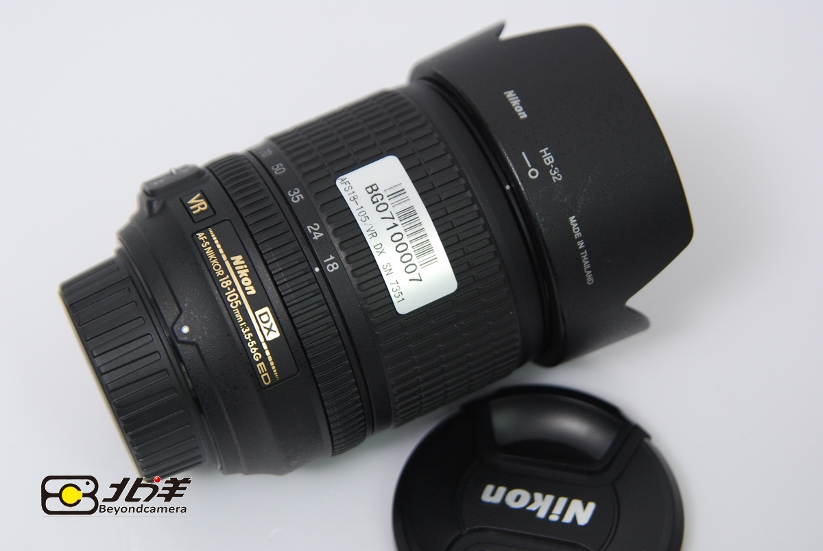 尼康 AF-S DX 18-105mm f/3.5-5.6G ED VR（BG07100007）