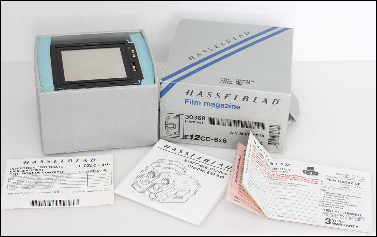 哈苏 Hasselblad E12CC-6x6 银色 新品收藏 未使用品