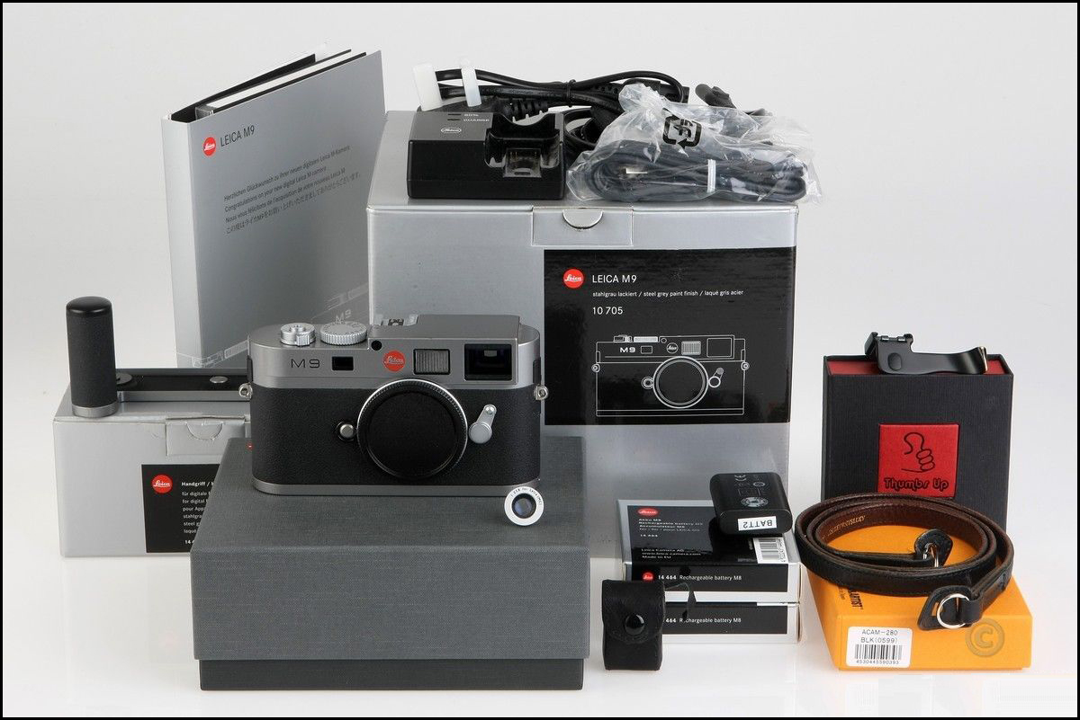(全新无隐患CCD) 徕卡 Leica M9 钢灰 带包装 送超多附件