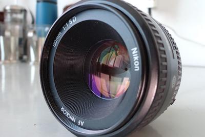 尼康 AF 50mm f/1.8D(尼康标头)保真国行全画幅定焦镜头
