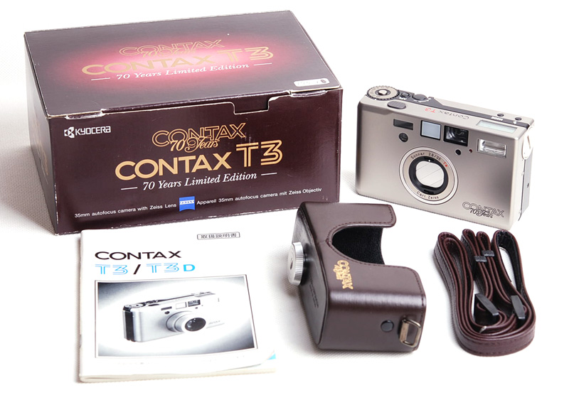 【七十周年限量版】Contax/康泰时 T3对号包装带皮套#jp17726