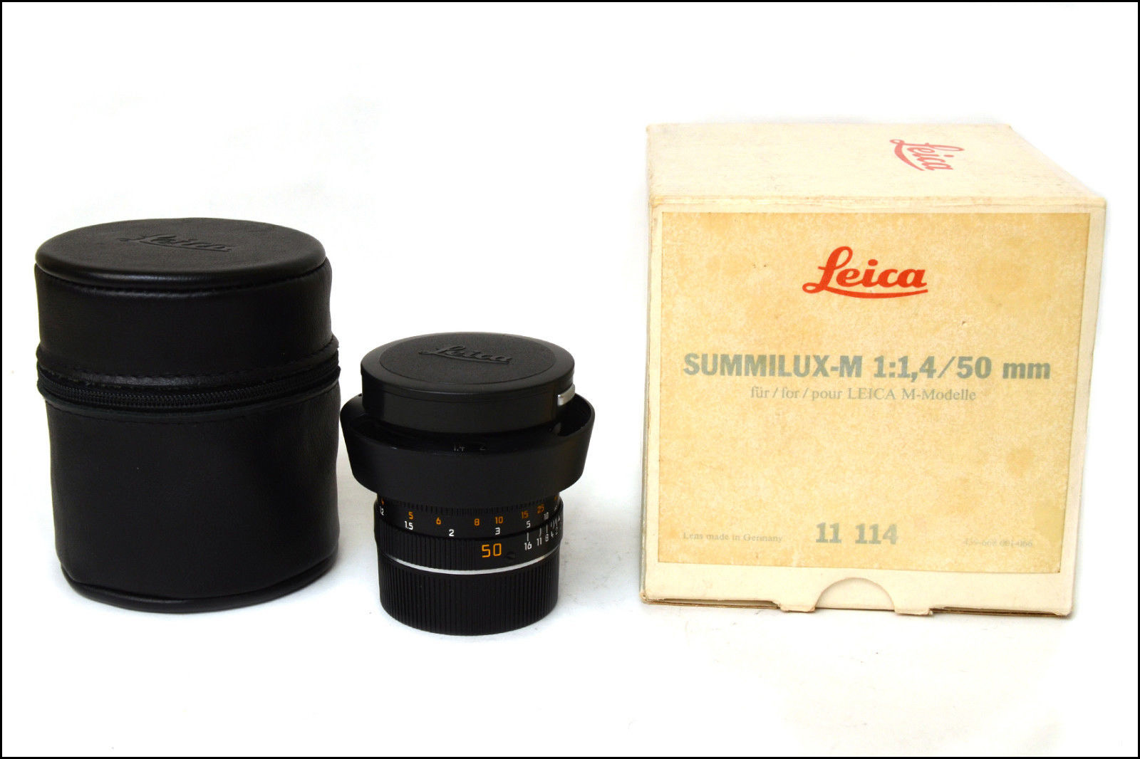 徕卡 Leica M 50/1.4 PRE-ASPH E43 II代 后期方字版 带包装