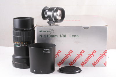 95/玛米亚 N 210/8L 带原装取景器 , 7或7II 型相机用 全套包装