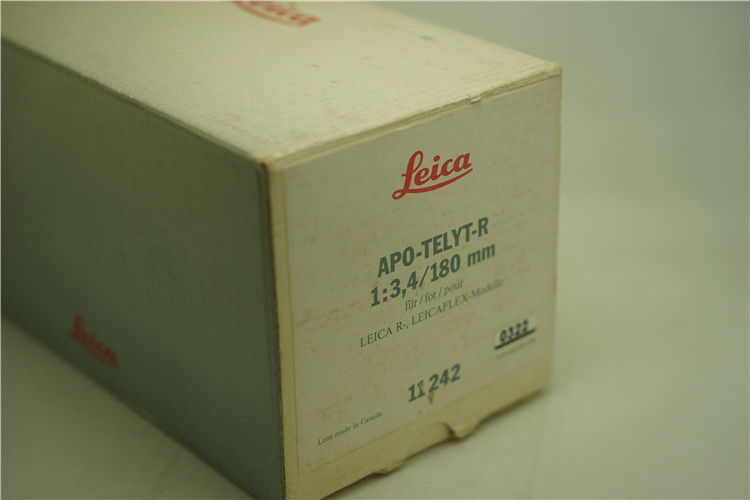 Leica Apo-Elmarit-R 180mm f/3.4 长生剑 带包装方子版