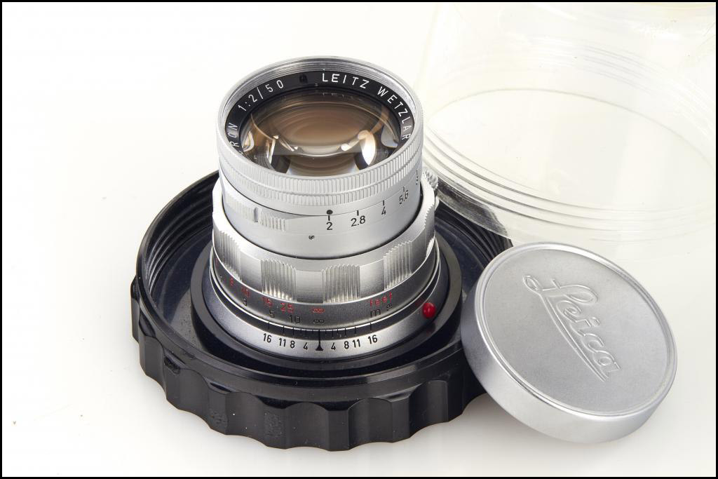 徕卡 Leica M 50/2 SUMMICRON DR Rigid 极品成色 带玻璃盅