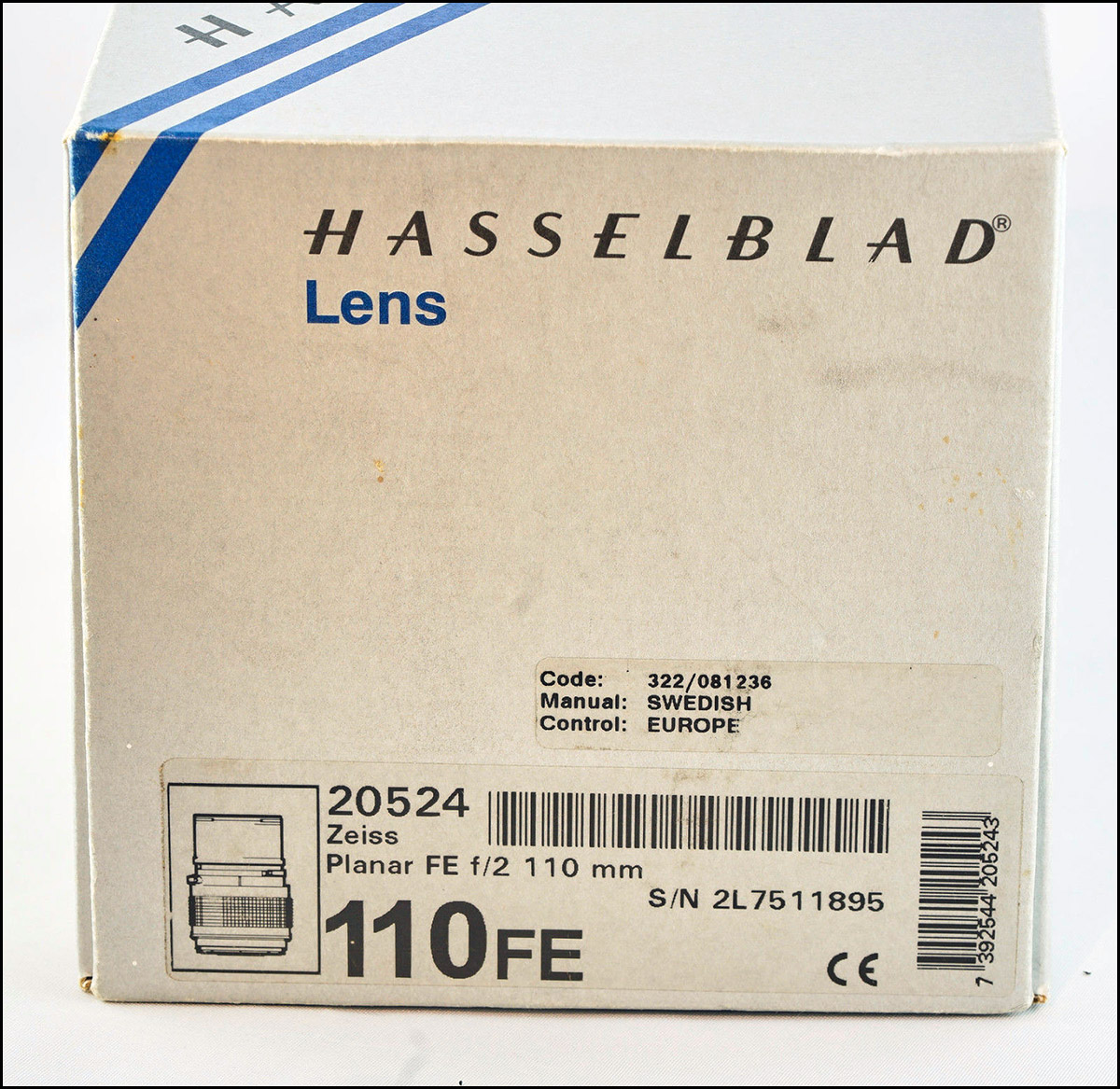 哈苏 Hasselblad 110/2 FE T* 大光圈镜头 店铺展示品
