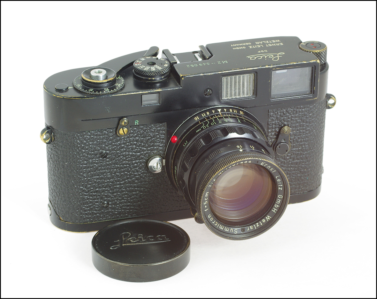 原版黑漆 徕卡 Leica M2 + 50/2 Black Paint Rigid 套机