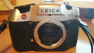 Leica R8胶片机和两成色好定焦头135/2.8,50/2