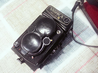 雅西卡 YASHICA Mat124G 双反 中画幅相机 9成新
